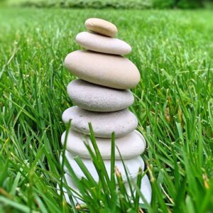 stones, balance, stacked, rock, harmony, relax, green relax, green balance, green rock, green stone