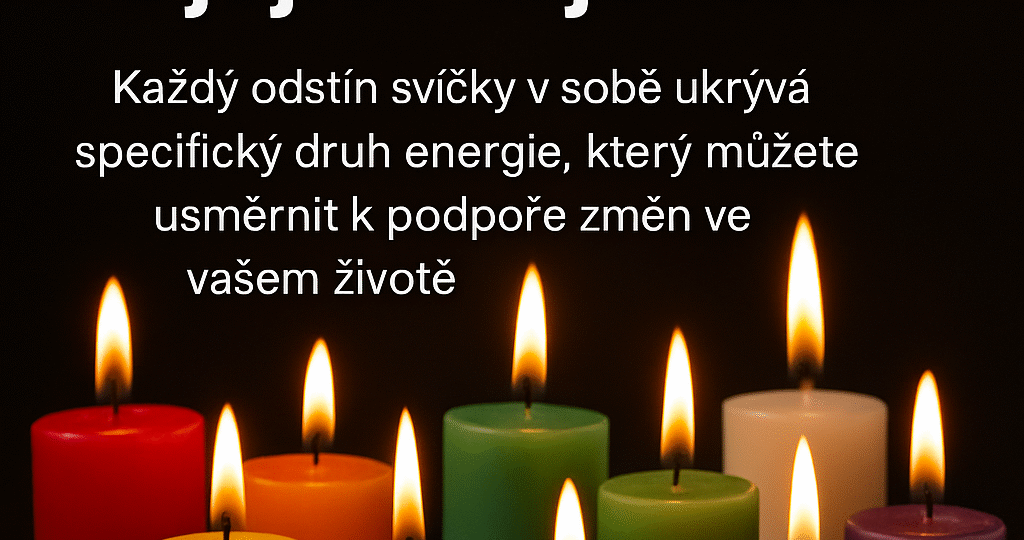 Každý odstín svíčky v sobě ukrývá specifický druh energie, který můžete usměrnit k podpoře změn ve vašem životě. Vyberte si barvu podle toho, po čem vaše srdce a mysl nejvíce touží