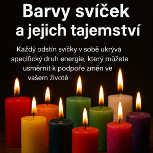 Každý odstín svíčky v sobě ukrývá specifický druh energie, který můžete usměrnit k podpoře změn ve vašem životě. Vyberte si barvu podle toho, po čem vaše srdce a mysl nejvíce touží