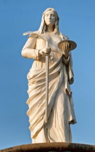 santa lucia, sculpture, monument, statue, artistic, religious, nature, memorial, sky, blue memory