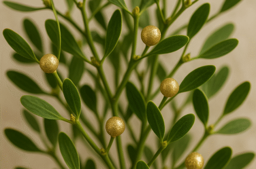 Jmelí je kouzelná zimní rostlina. Roste vysoko, léčí jemně a chrání silně. Patří do vánočních příběhů – i do našich životů.