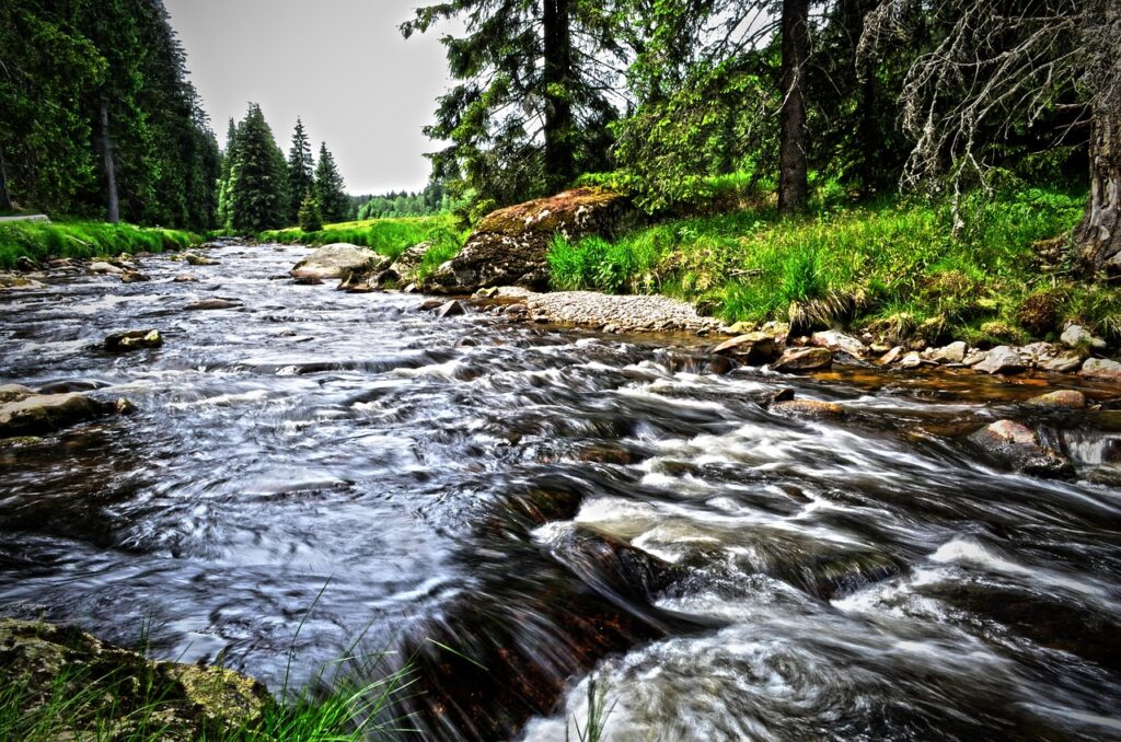 country, nature, river, water, south bohemia, šumava, Česko, Czechia