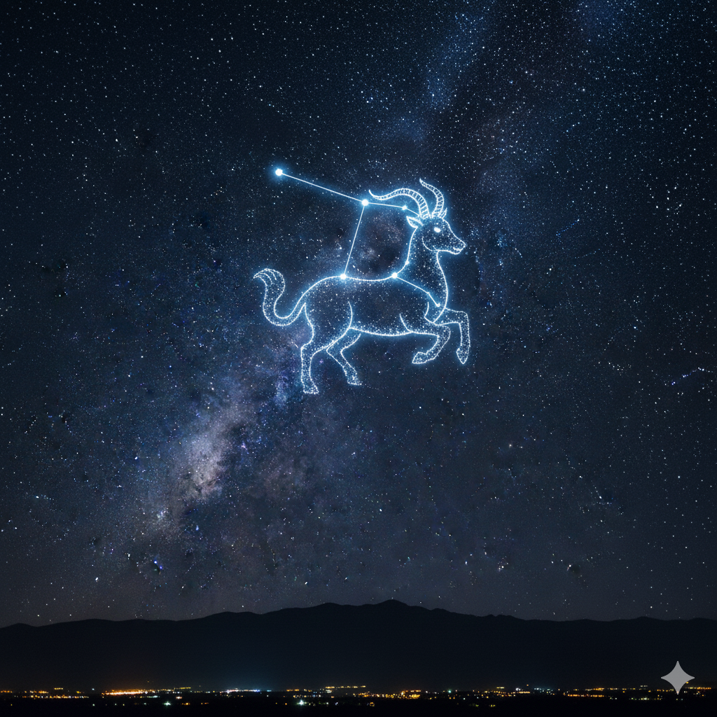 ozoroh – mytologický mořský kozel (Sea-Goat). Vidíš ten rybí ocas? To je přesně to, co z něj dělá toho drsňáka zvěrokruhu. Kozí předek mu dává sílu vyšplhat na nejvyšší skály (kariéra, ambice, úspěch), ale rybí zadek mu dává přístup do hlubin emocí a intuice.